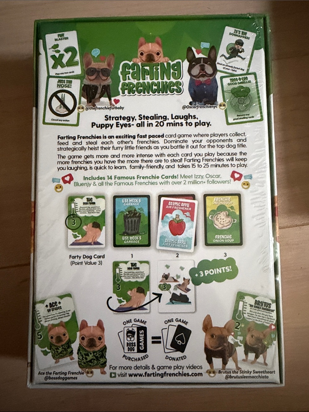 NWT Farting Frenchies Card Game - Picture 2 of 4